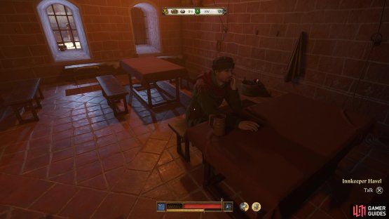 Meet with Havel at his Tavern