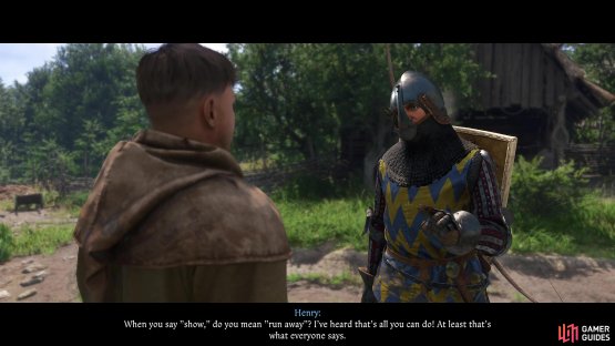 Provoke Henik by mentioning his flighty brothers,