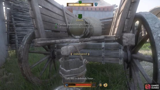 Peter&rsquo;s body on a cart