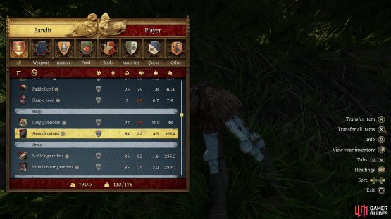 and loot them for their armor - it&rsquo;s a good way to get some proper starting armor without having to do much fighting.
