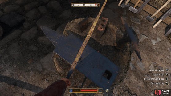 and craft the Guild Longsword.