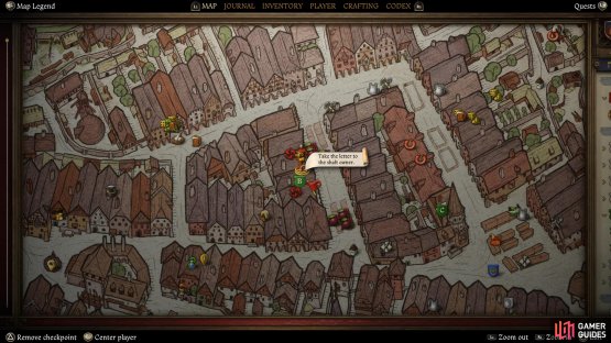 Head into the house that&rsquo;s found in-between the two cobbler shops