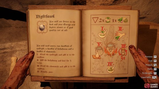 And consider brewing some potions before continuing. Nighthawk will be useful very soon.