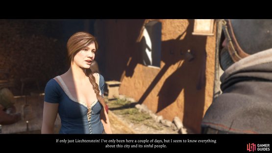 You&rsquo;ll find her moving between the tavern and the back of it.