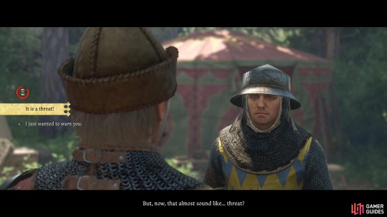Tell Varok that it&rsquo;s just a warning.