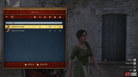 Hand over 5 sausages and tell them they came from the Kuttenberg Guild.