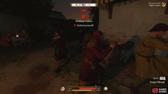 This will lead to a brawl outside and the end of the quest.