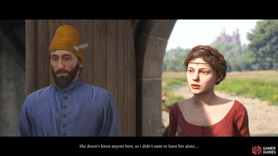 If you take the Miller&rsquo;s help into the wedding, he&rsquo;ll tell Ulrich you&rsquo;re here to chaperone Enneleyn.