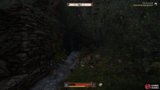 to find the entrance to the Underground Tunnel.