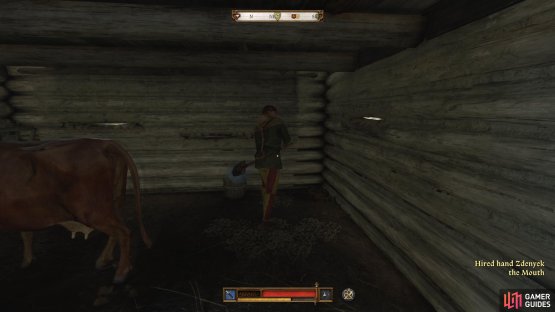 He&rsquo;ll be in the barn situated in the northern part of the village.