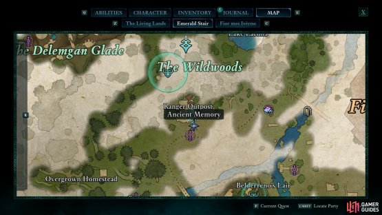 Go to the Ranger Outpost for the next item.