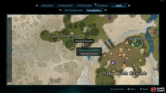 Follow this map to get a powerful relic.