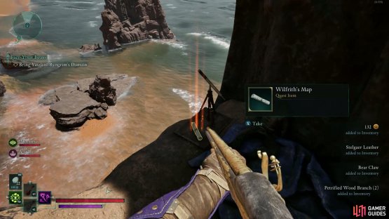 The third map lies near a corpse.