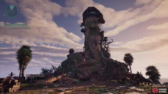 The Lighthouse might look tall but it only takes a couple of jumps to explore it.