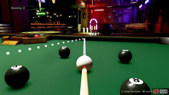 Here is a visual cue of where you&rsquo;re aiming when in shot mode.