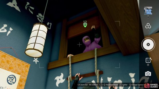 Enter it and look up in the one corner to find the ninja statue you need.