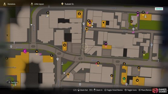 Go south of Revolve and stop at this location on the map.