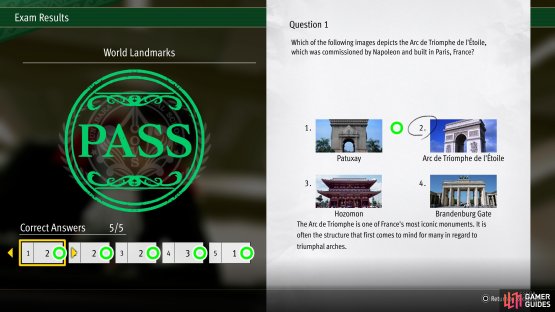 Which of the following images depicts the Arc de Triomphe de l&rsquo;Etoile?