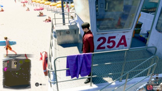 It&rsquo;s on the lifeguard tower there, so it&rsquo;s easy to locate.