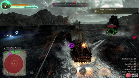 Wait until the target reticule lights up before firing off your cannons.