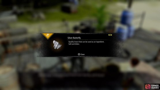 as it means he has some cooking materials to give to you.
