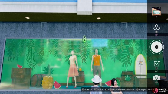 The display right next to the vendor is what you&rsquo;ll need for the photo.