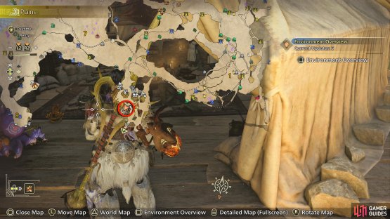 The Research Tent can be found in the western side of the Windward Plains Base Camp.