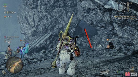 In Area 8, you can find a gap in the wall.