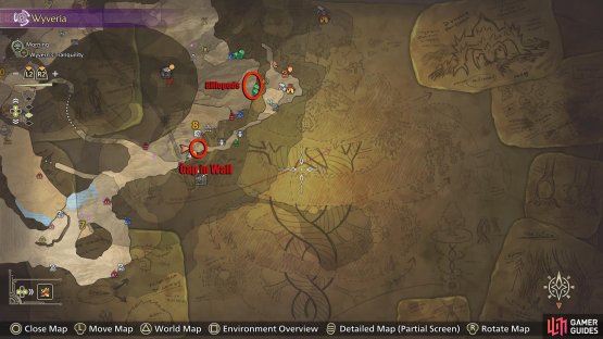 The wall containing the Gillopods is the same wall separating the camp with Area 8.