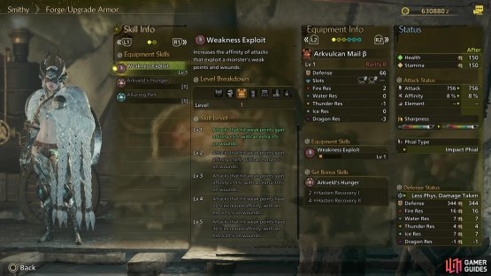 Hunt Arkveld until you have the materials, then craft Arkvulcan Mail &beta;.