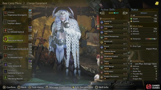 The armor&rsquo;s Exploit Weakness skill and useful decoration slots make it useful for DPS-minded hunters!