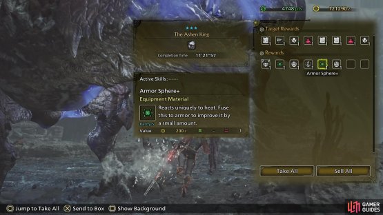 Defeat monsters and they&rsquo;ll regularly drop Armor Spheres - the stronger the monster, the higher quality Armor Spheres they can drop.
