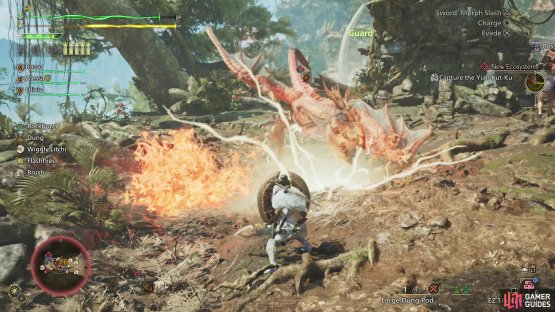 To capture a monster, beat it up until it&rsquo;s almost defeated, then lure it into a Shock Trap,