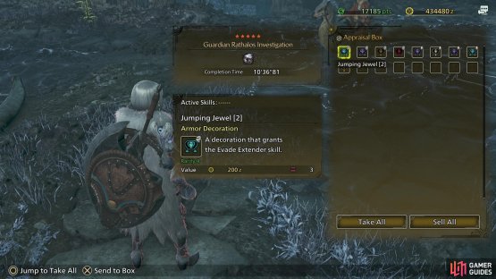 Defeat the monster and you&rsquo;ll claim the listed bonus items, which can yield a great number of decorations in a single fight!