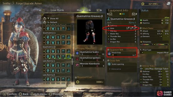 while beta variants have more slots - hence greater customization - but fewer inherent skills.