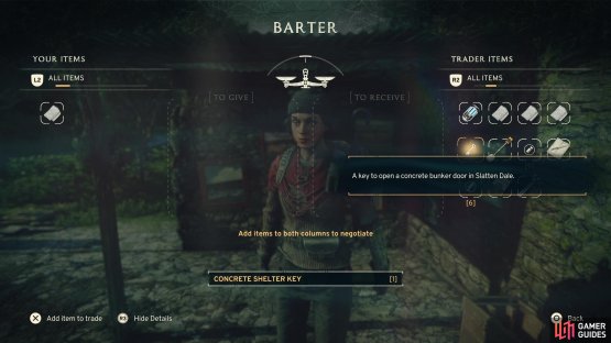 You can trade for Molly&rsquo;s Concrete Shelter Key,