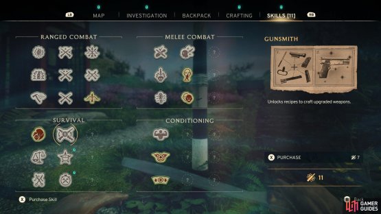 Use seven Training Stims to unlock Gunsmith.