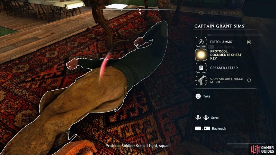 Take him out with any method and loot the Key from his corpse. The nearby guards will fire at you for doing this though.