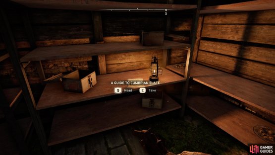 Go to the top floor, climb through the crawlspace, and go through the gap to find it.