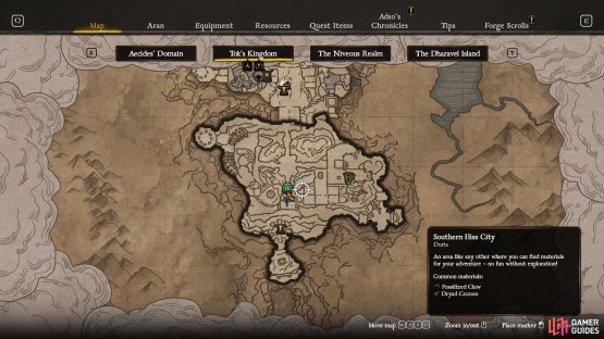 You can find the statue by going through the Silver Pilgrim area.