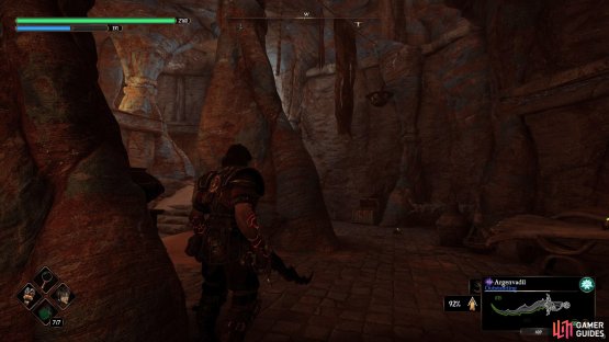 Go down the stairs toward the throne and check next to the stairs for the chest.