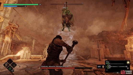 Right before jumping up to it and slamming it down at you.