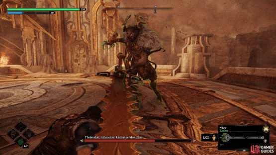 Another attack he will use after the first sweep attack is he&rsquo;ll launch his sword into the air.