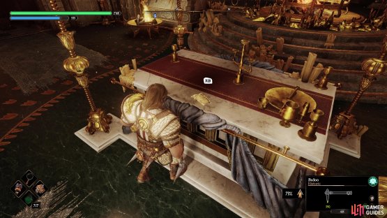 You&rsquo;ll find one of the pieces of the scroll for the Aureus Spear at the Eigon&rsquo;s Abbey.