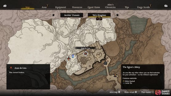 Make your way to The Eigon&rsquo;s Abbey&rsquo;s western courtyard.