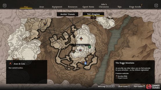 Make your way to the Morlock&rsquo;s Abyss anvil in the Roggs Mountains.