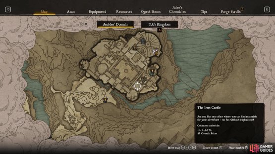Make your way to the Iron Castle&rsquo;s southeast tower.