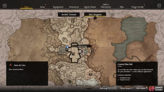 Make your way to the Central Hiss Hall in Tok&rsquo;s Kingdom.