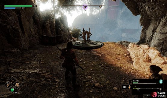 The Templars are to the right of the mausoleum, accessed by going to the bottom of the building north of the Eagles Bridge Anvil.