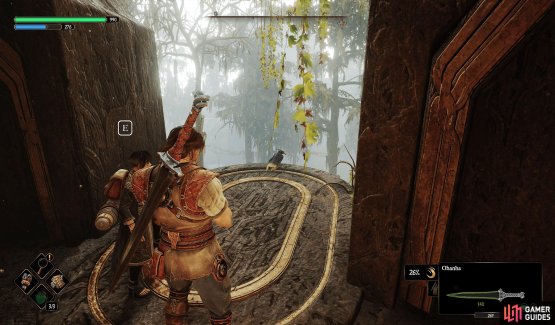 The Crow is at the southern exit of the Sanctum, but you&rsquo;ll need to complete a puzzle to create the bridge to the plateau.